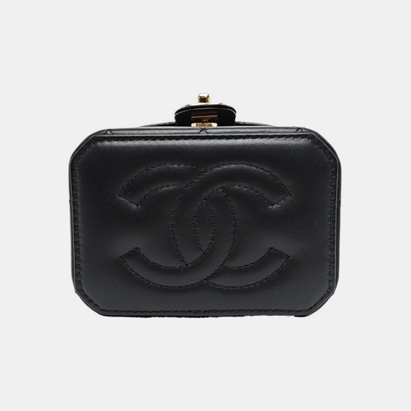 Quilted Lambskin Small Black