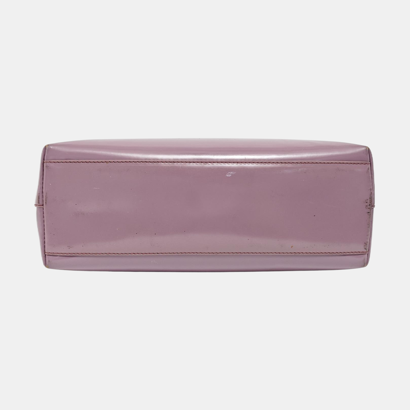 Calfskin Top Handle Bag Purple