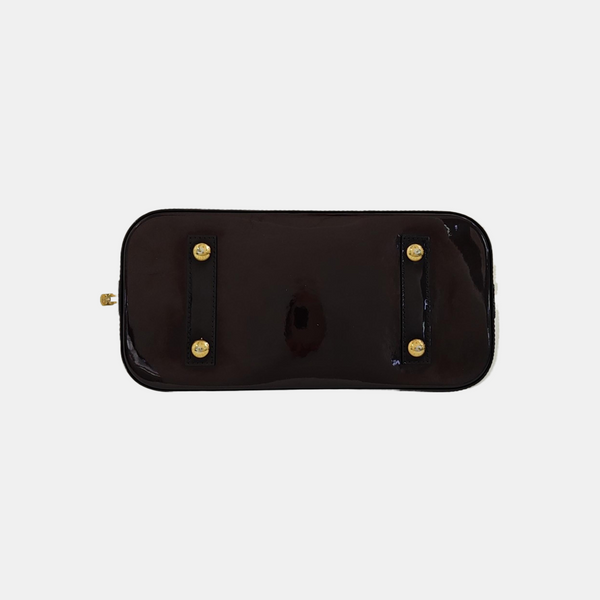 ALMA PM Monogram Patent Leather Red