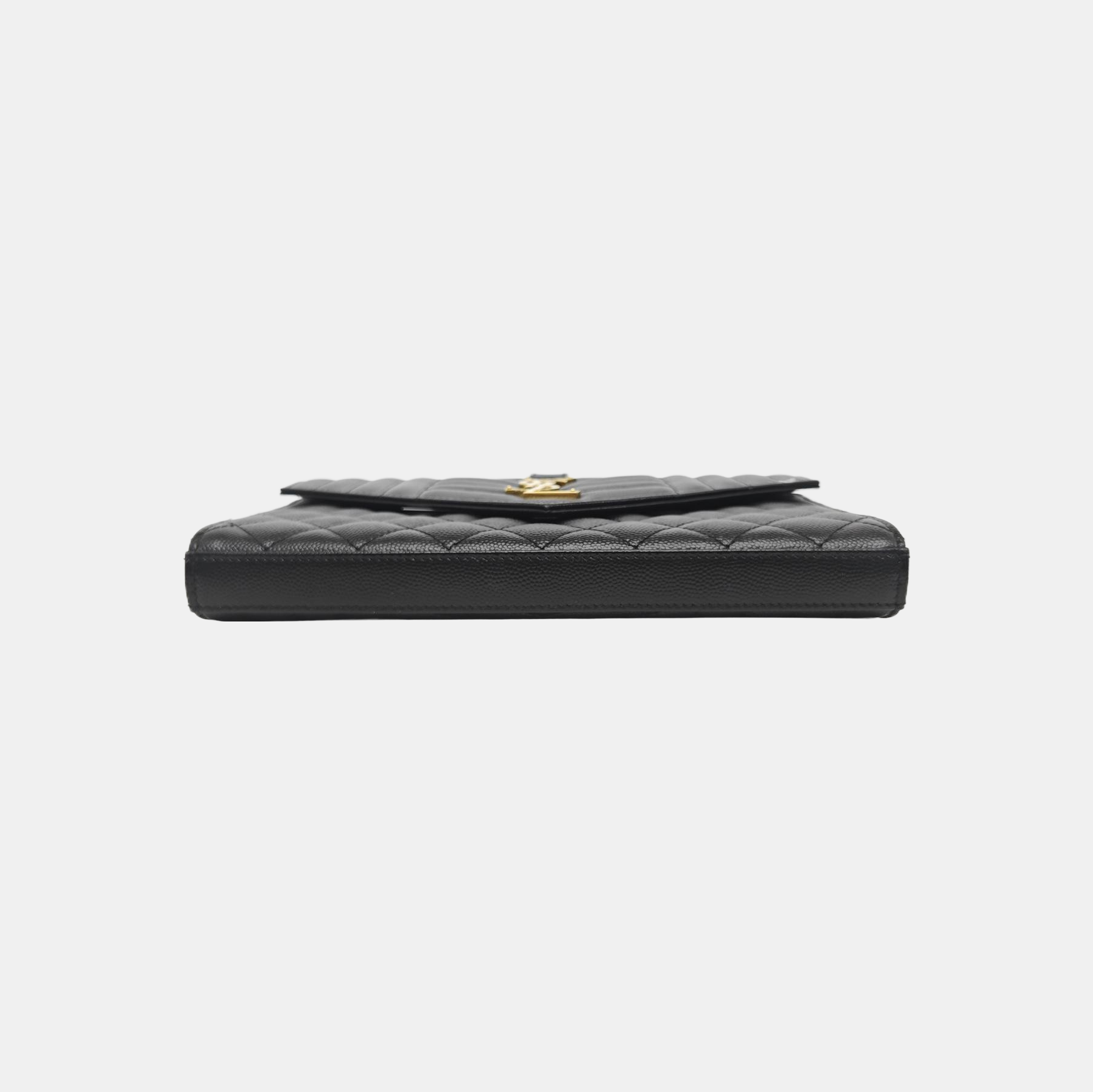 MONOGRAM Medium Chevron Calfskin Black