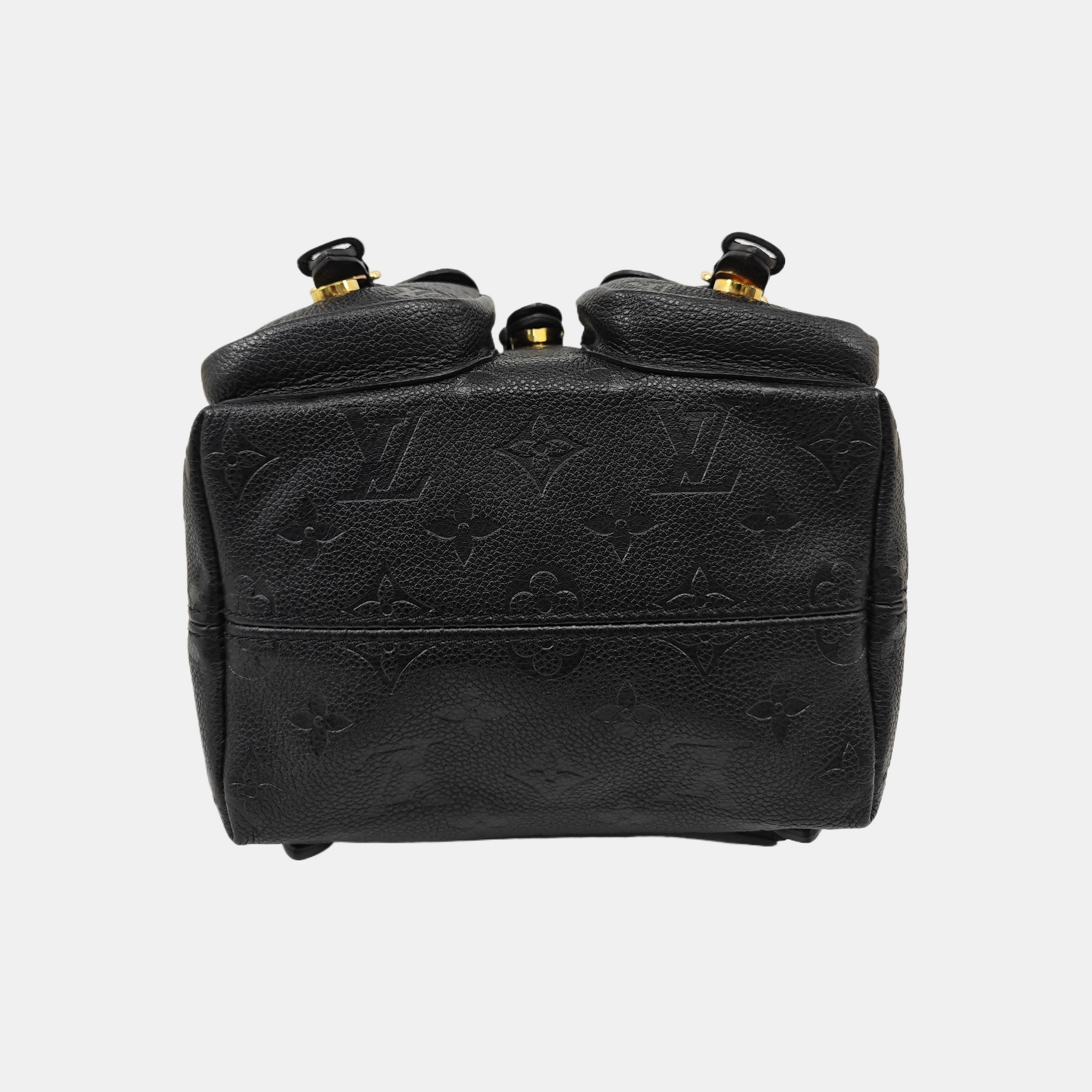 BACKUP Monogram Calfskin Black