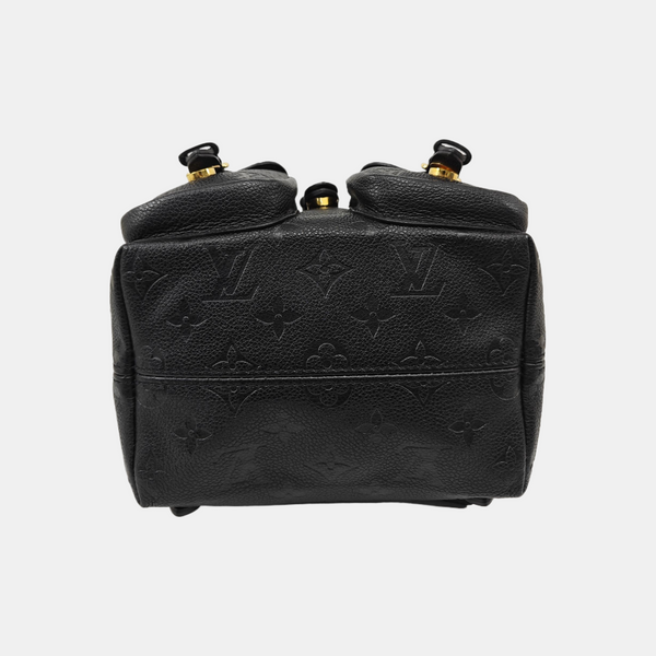 BACKUP Monogram Calfskin Black