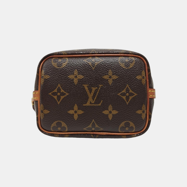 NÉONOÉ Nano Monogram Coated Canvas Brown