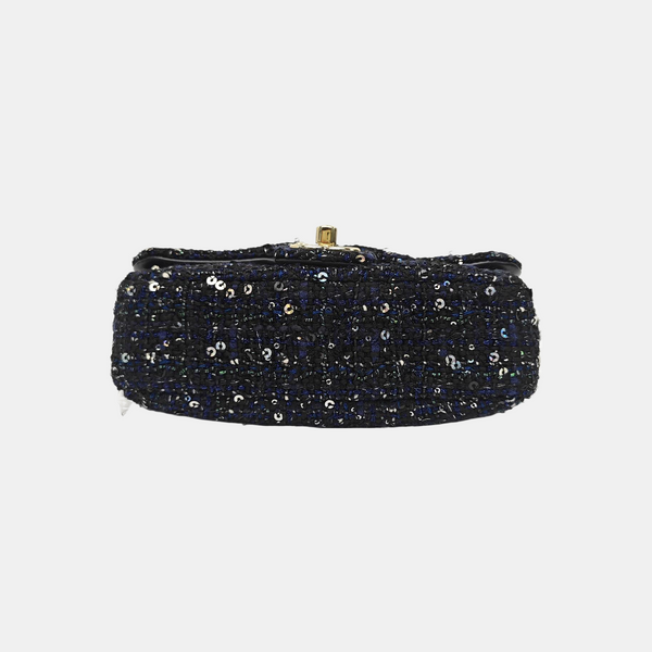 CLASSIC FLAP Super Mini Fabric Black