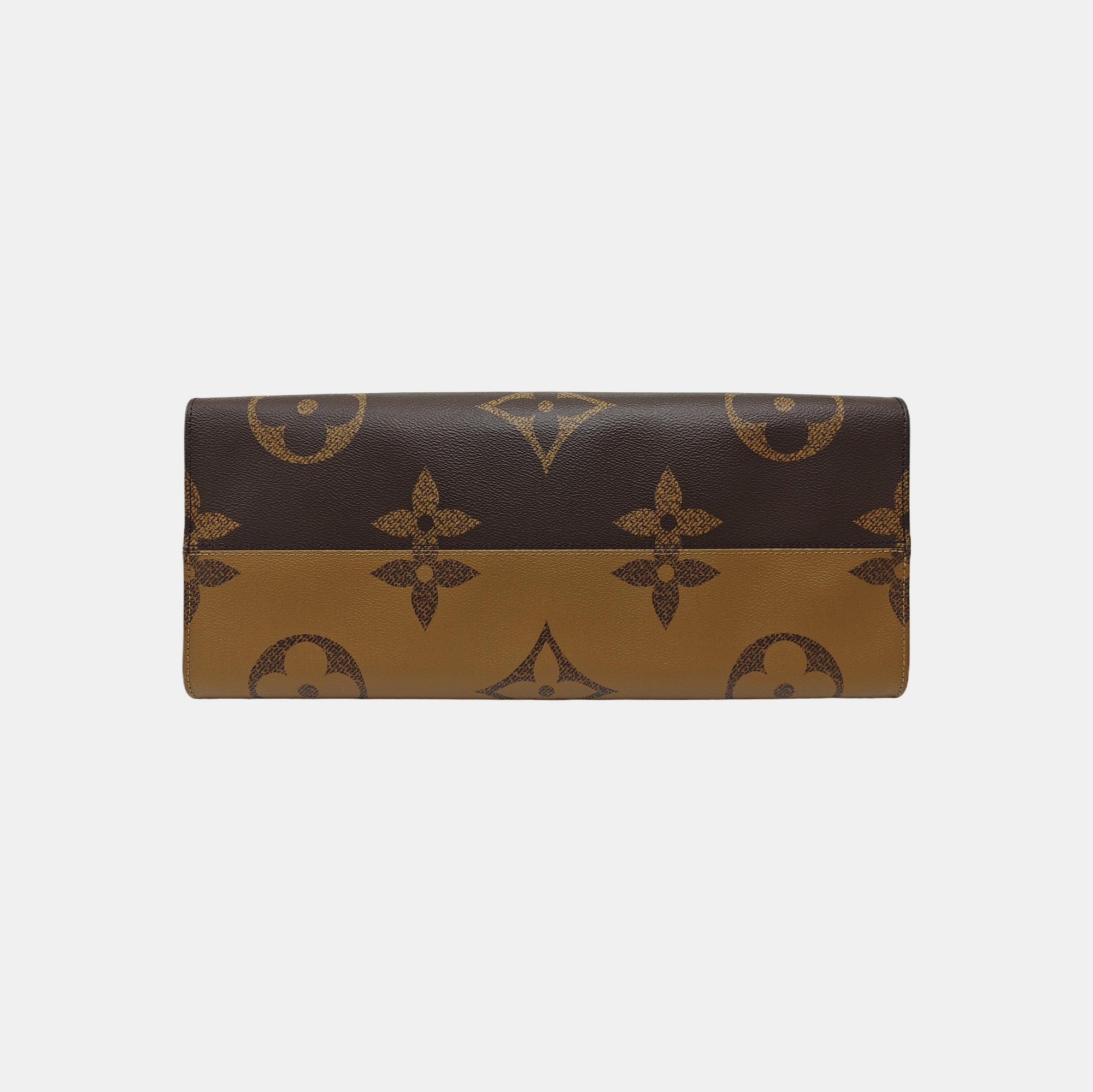 ONTHEGO GM Monogram Coated Canvas Brown