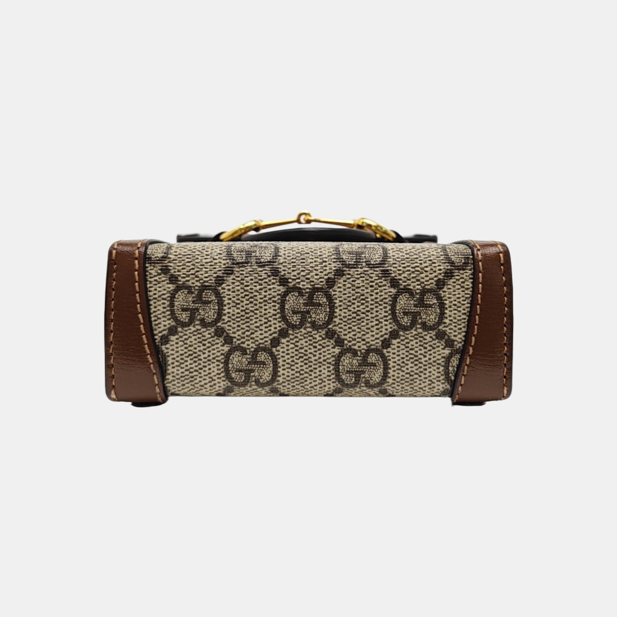 Horsebit 1955 Mini Coated Canvas Beige
