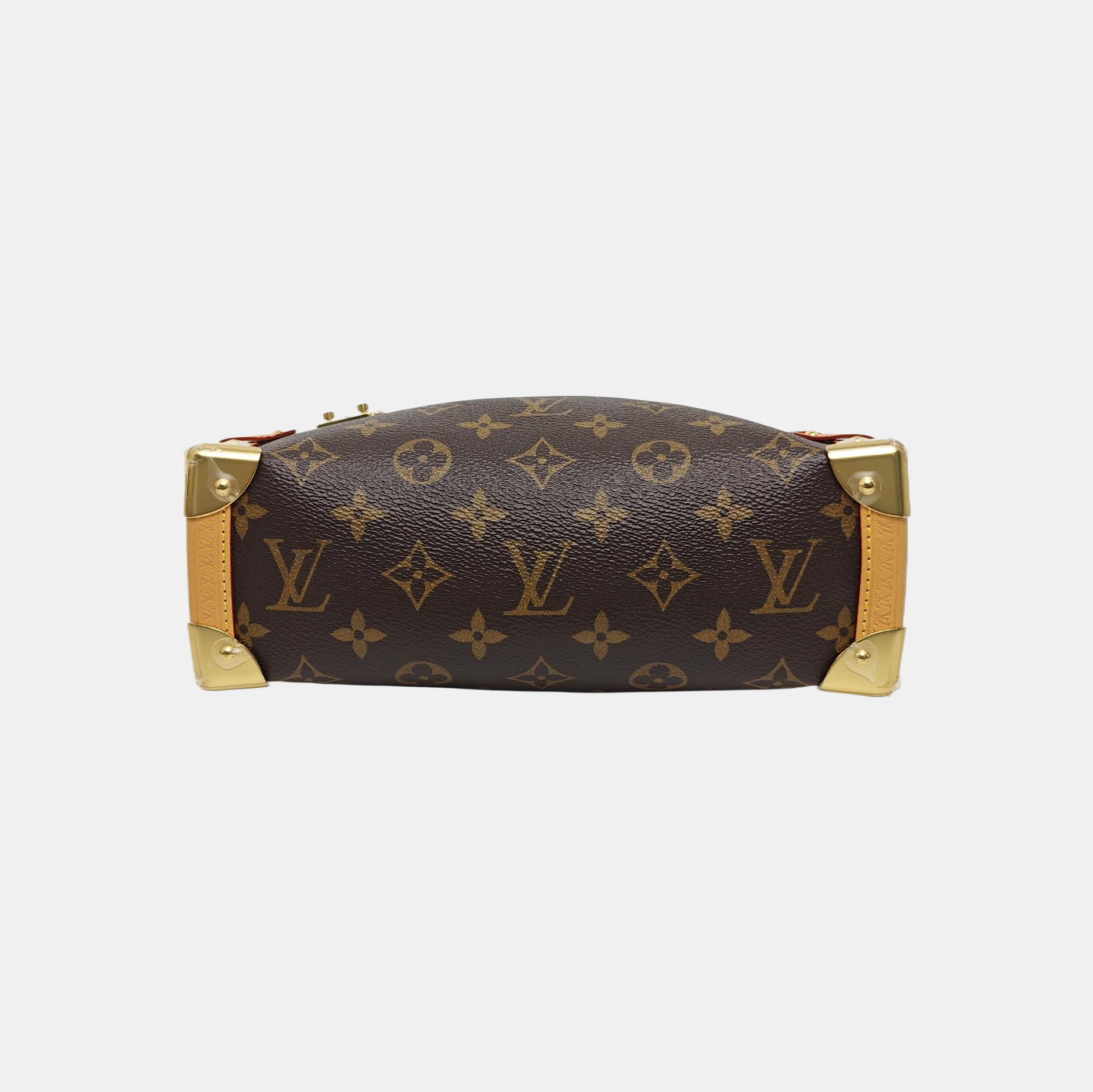 SIDE TRUNK MM Monogram Coated Canvas Brown
