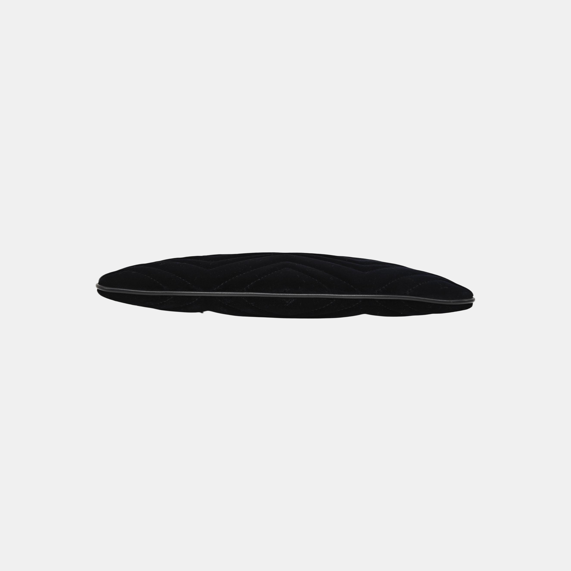 GG Marmont Large Velvet Black
