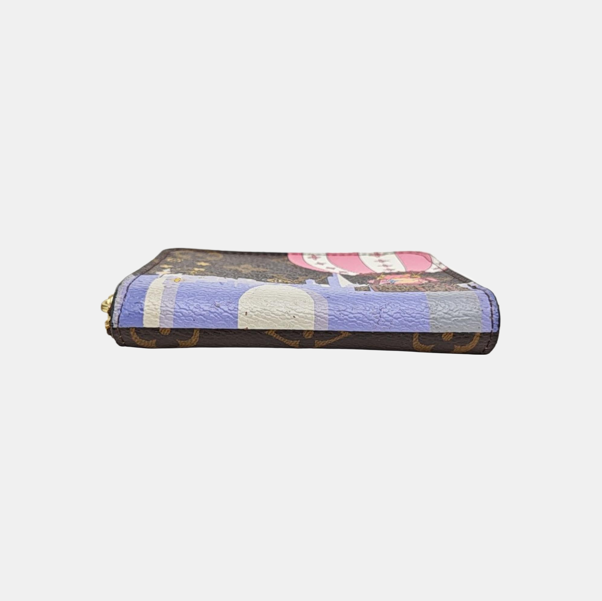 ZIPPY Monogram Coated Canvas Brown Wallet