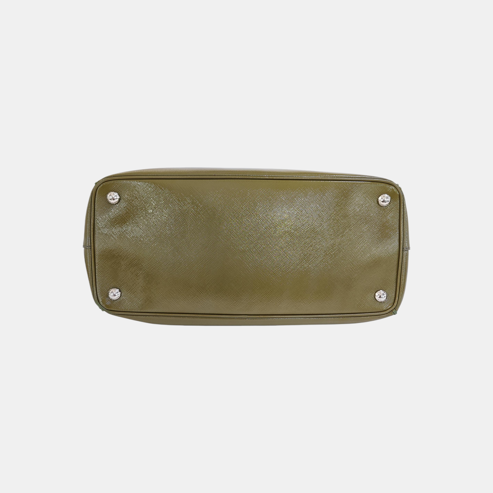 Saffiano Calfskin Tote Bag Large Green