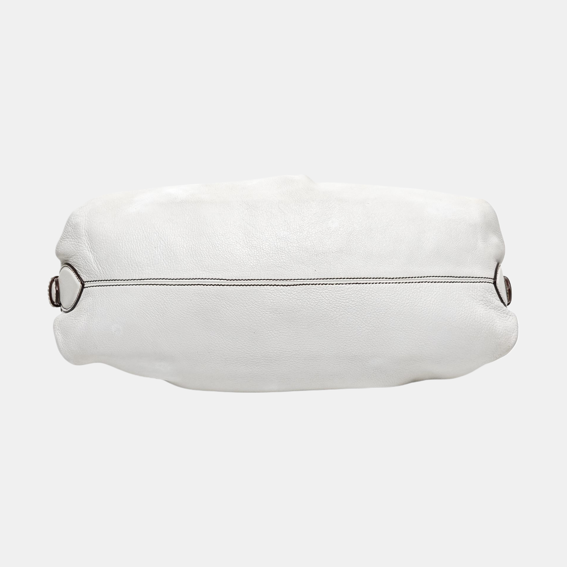 Calfskin Shoulder Bag White