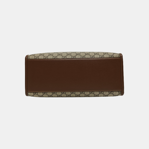 Retro Small Monogram Coated Canvas Brown