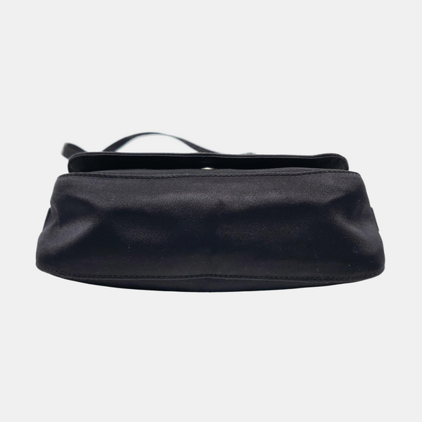 Silk Satin Black