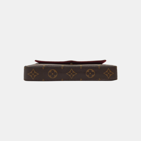 FÉLICIE Monogram Coated Canvas Brown