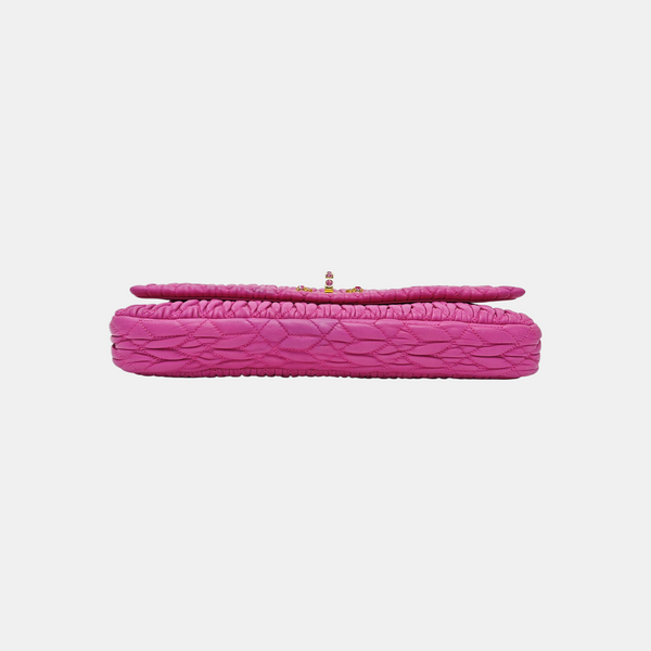 Crystal Quilted Lambskin Red