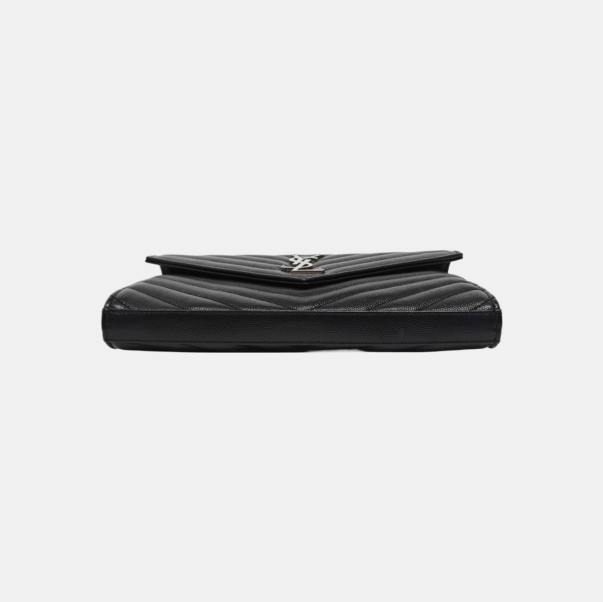 MONOGRAM Medium Chevron Calfskin Black
