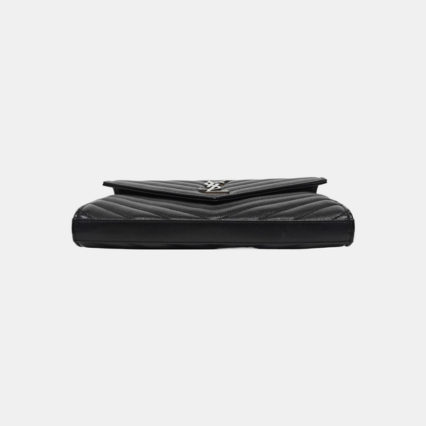 MONOGRAM Medium Chevron Calfskin Black