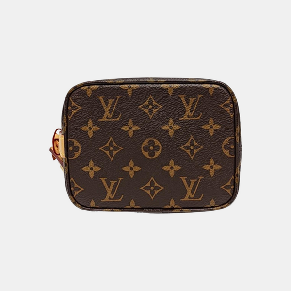 ALL IN BB Monogram Coated Canvas Brown