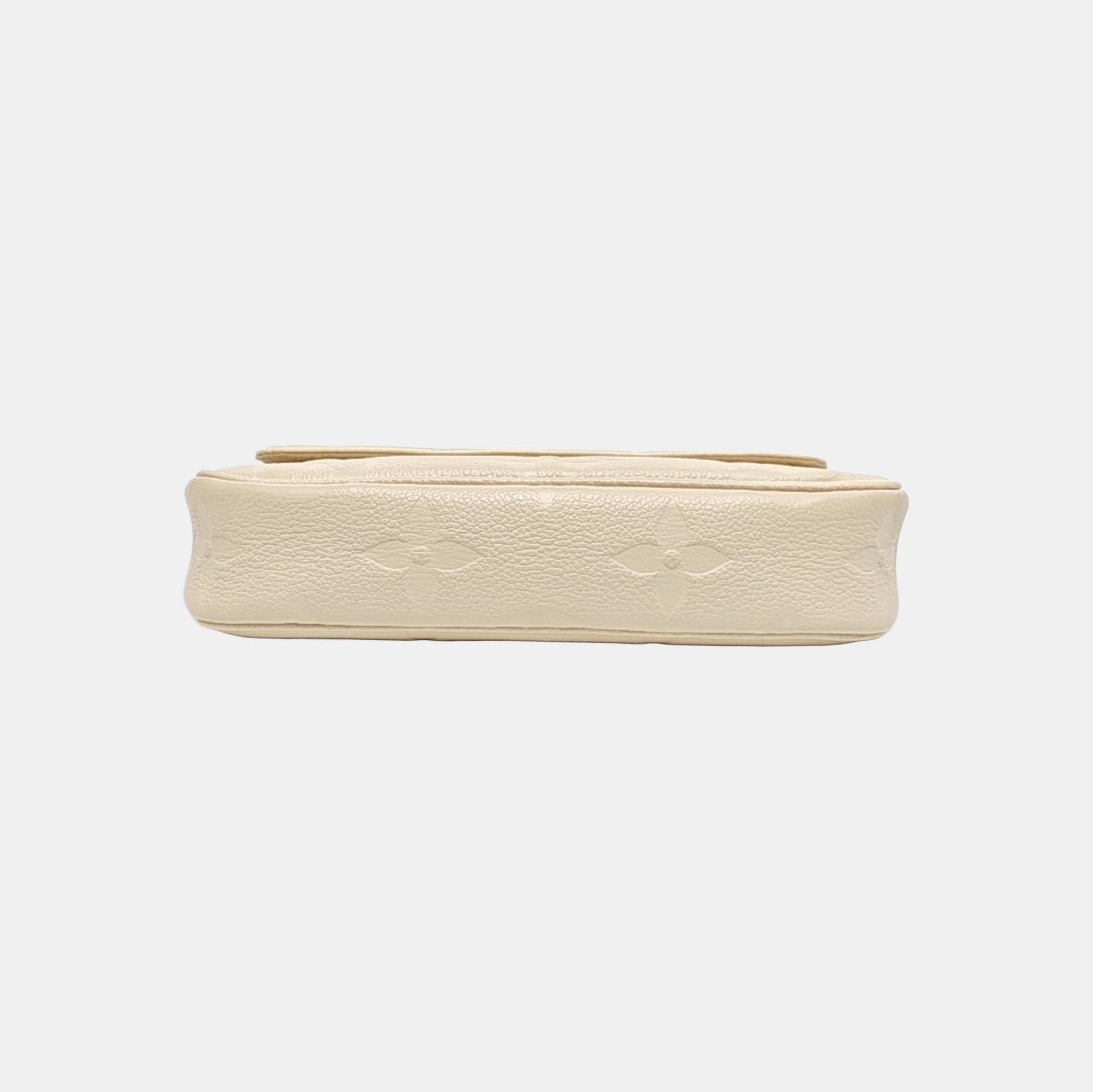 IVY Monogram Calfskin White