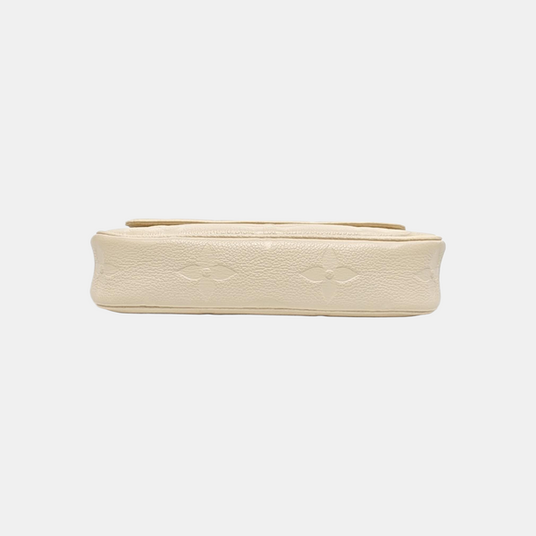 IVY Monogram Calfskin White