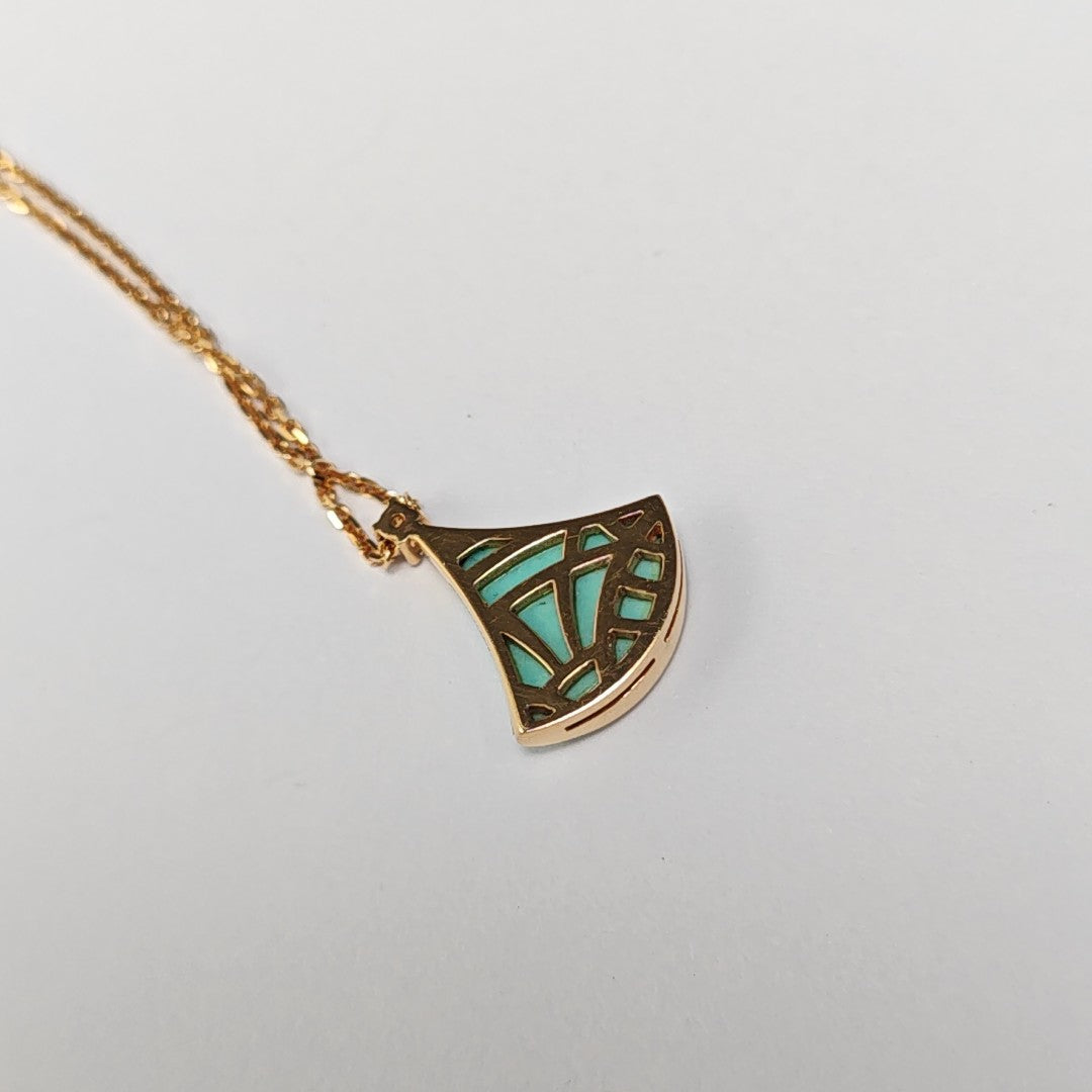 DIVAS' DREAM 18k Rose Gold Blue Necklace