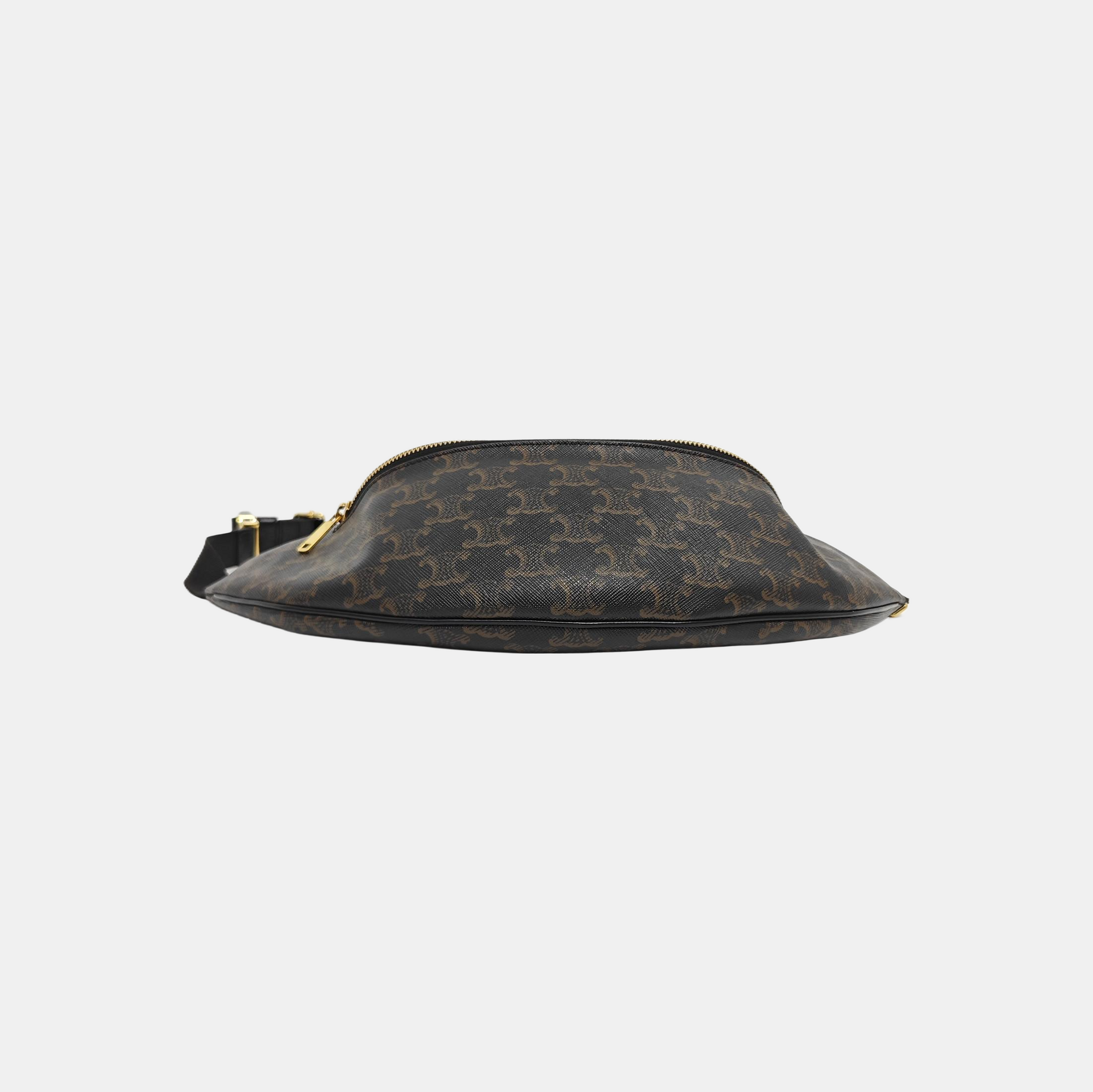TRIOMPHE CANVAS Large Coated Canvas Black