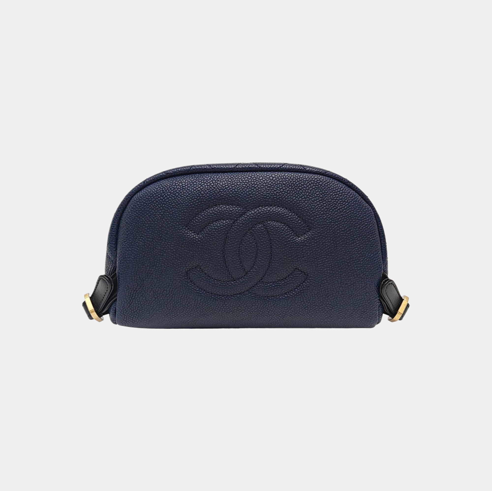 FILIGREE Medium Quilted Grained Calfskin Blue