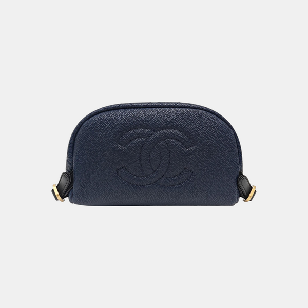 FILIGREE Medium Quilted Grained Calfskin Blue