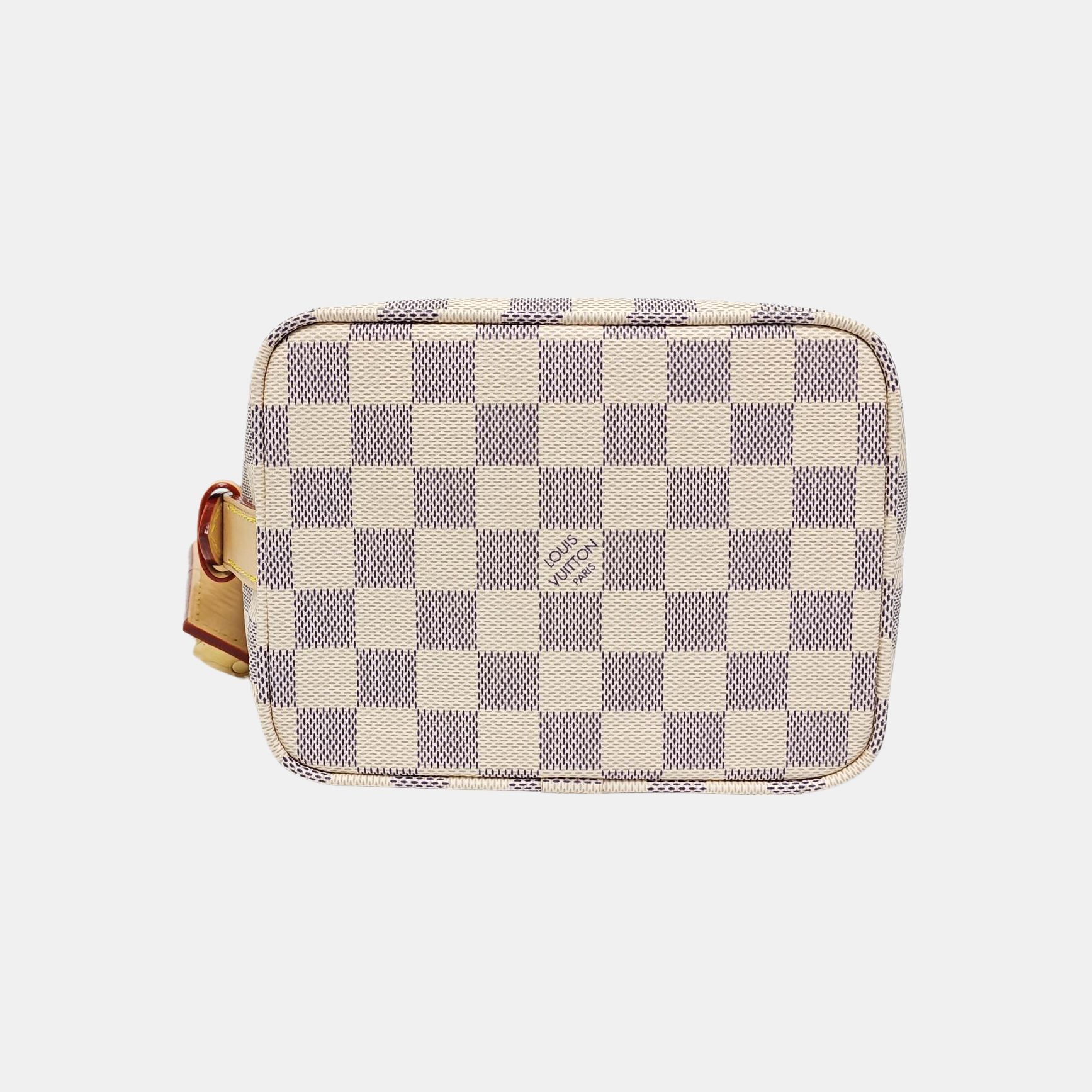 ALL IN PM Damier Azur Coated Canvas White