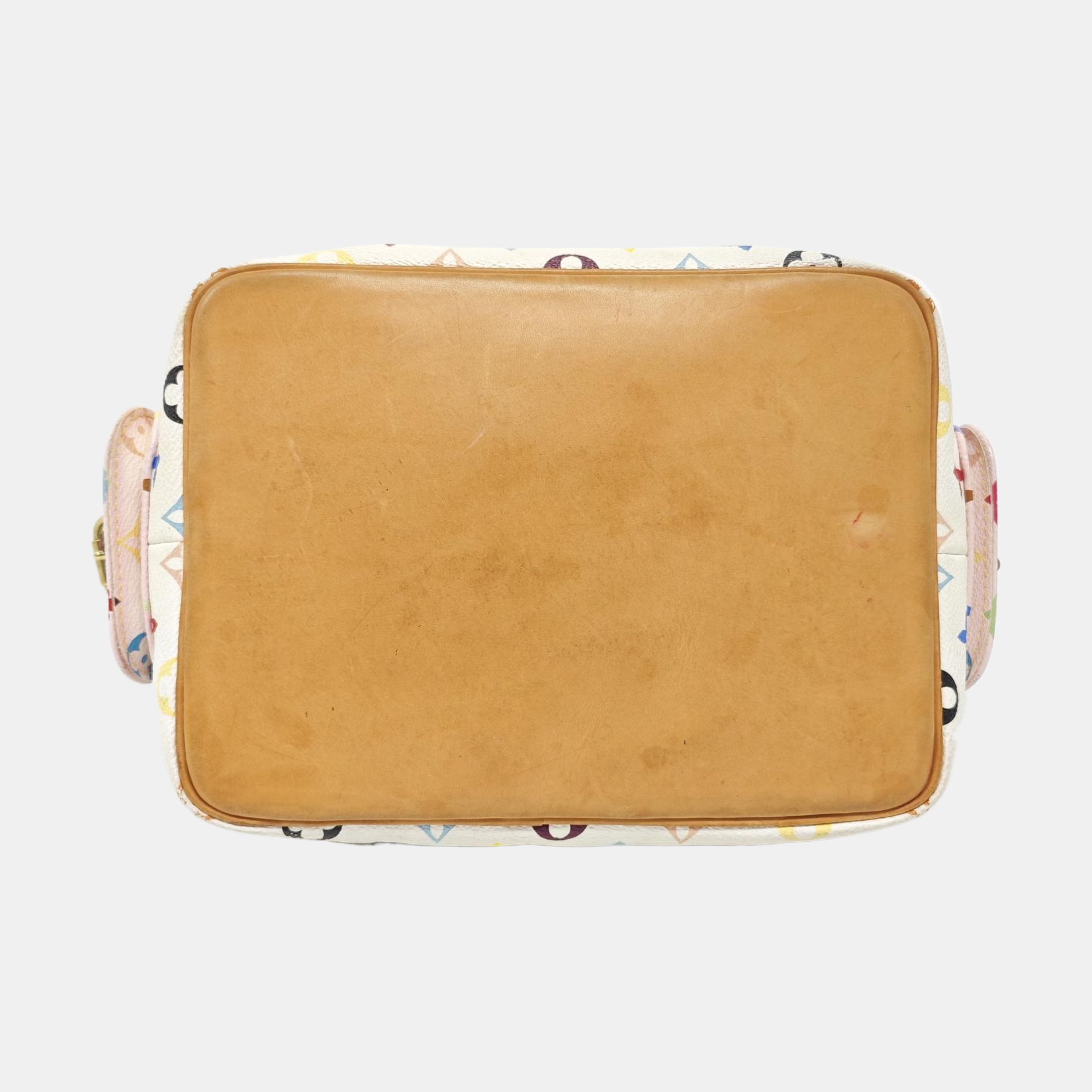 NÉONOÉ MM Monogram Coated Canvas White