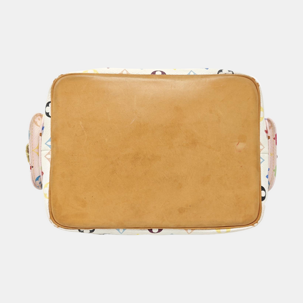 NÉONOÉ MM Monogram Coated Canvas White