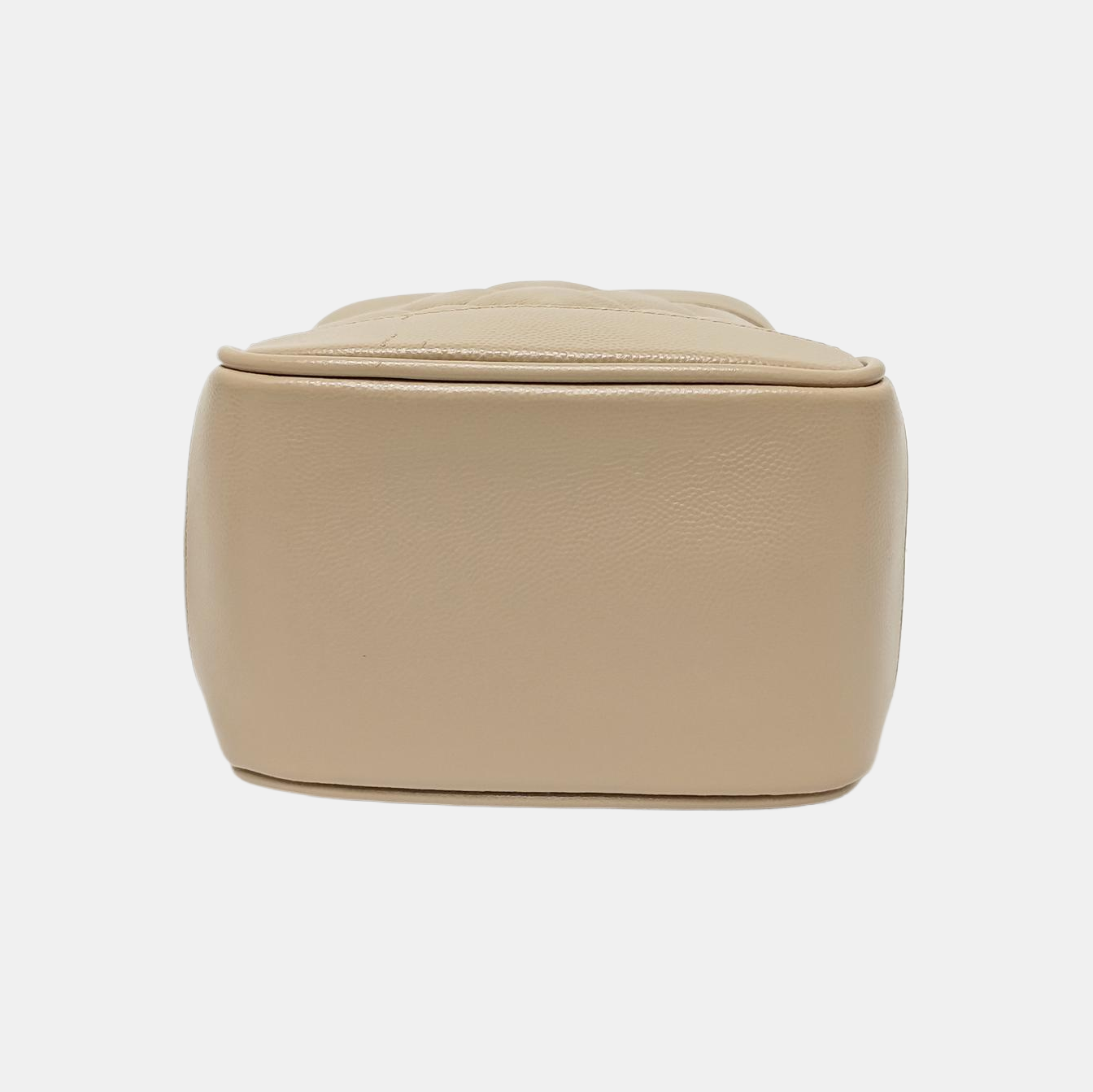 80'S VANITY Quilted Calfskin Beige