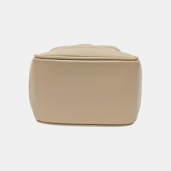 80'S VANITY Quilted Calfskin Beige