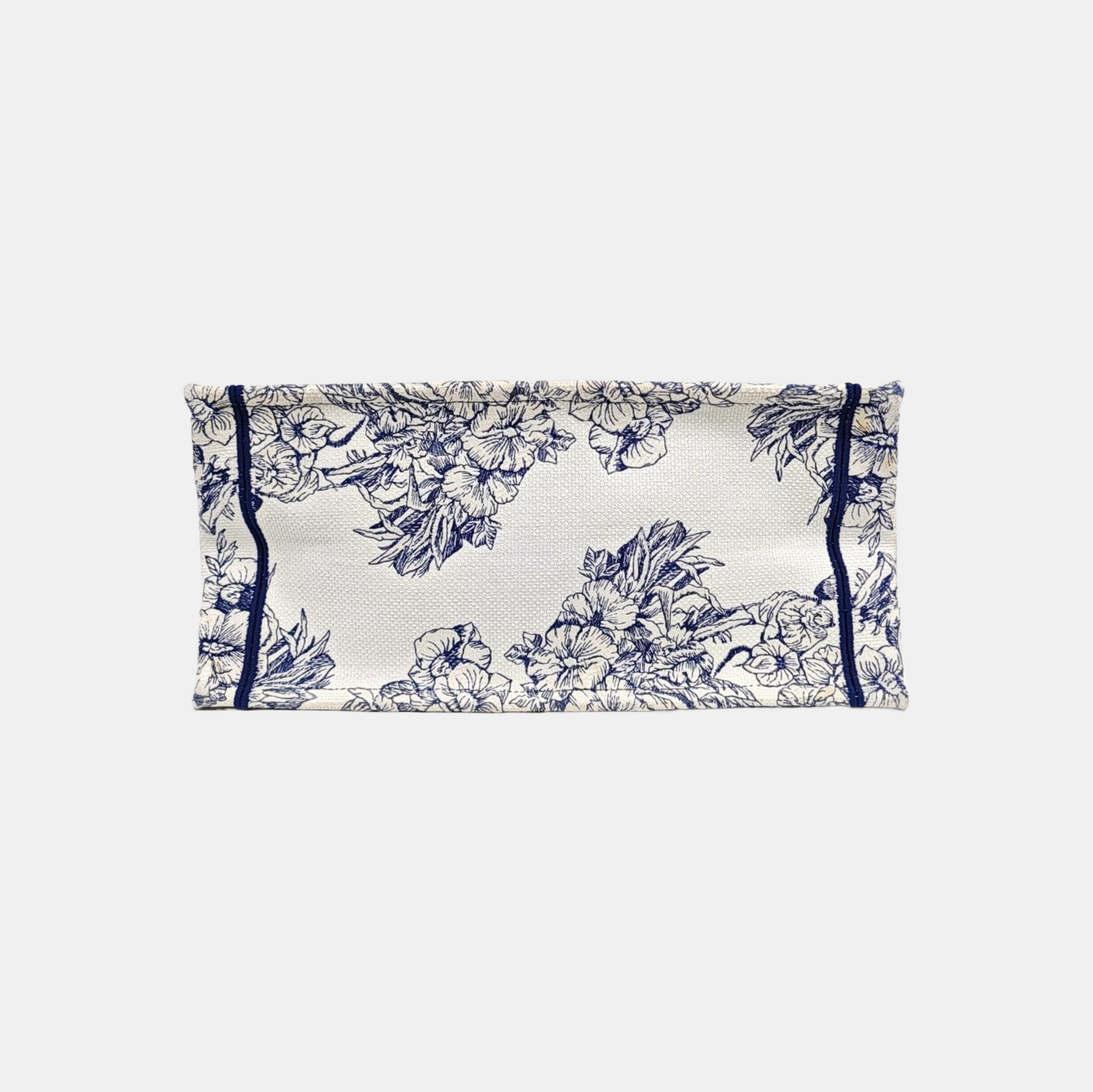 Book Tote Medium Canvas Blue
