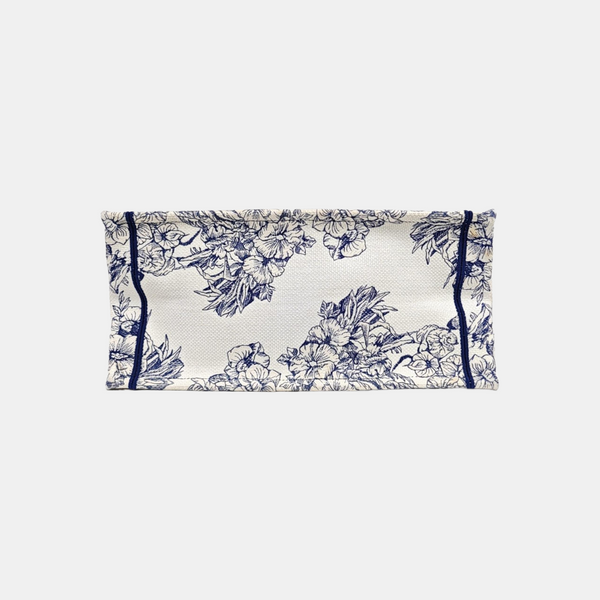 Book Tote Medium Canvas Blue