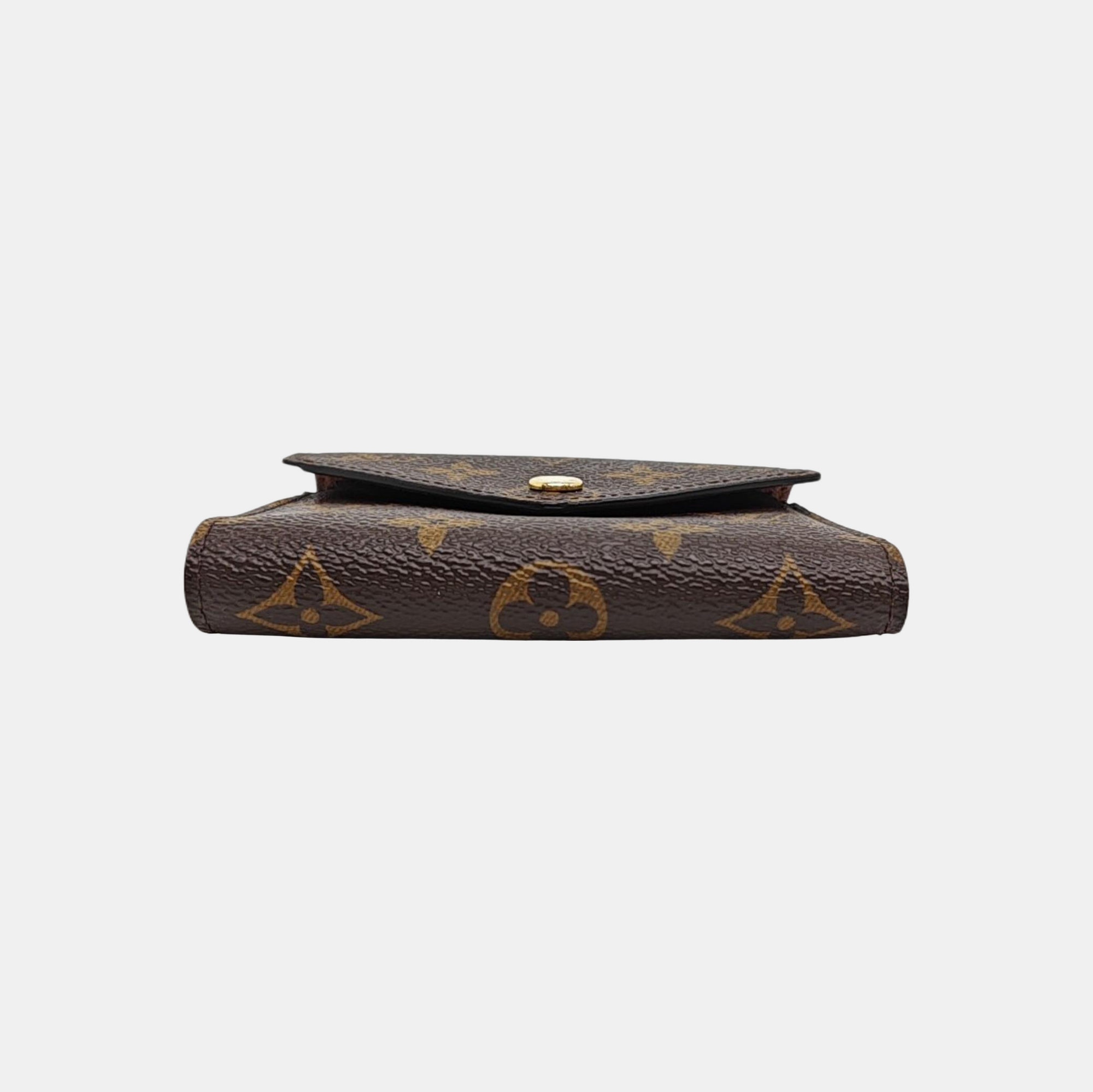 VICTORINE Monogram Coated Canvas Brown Wallet