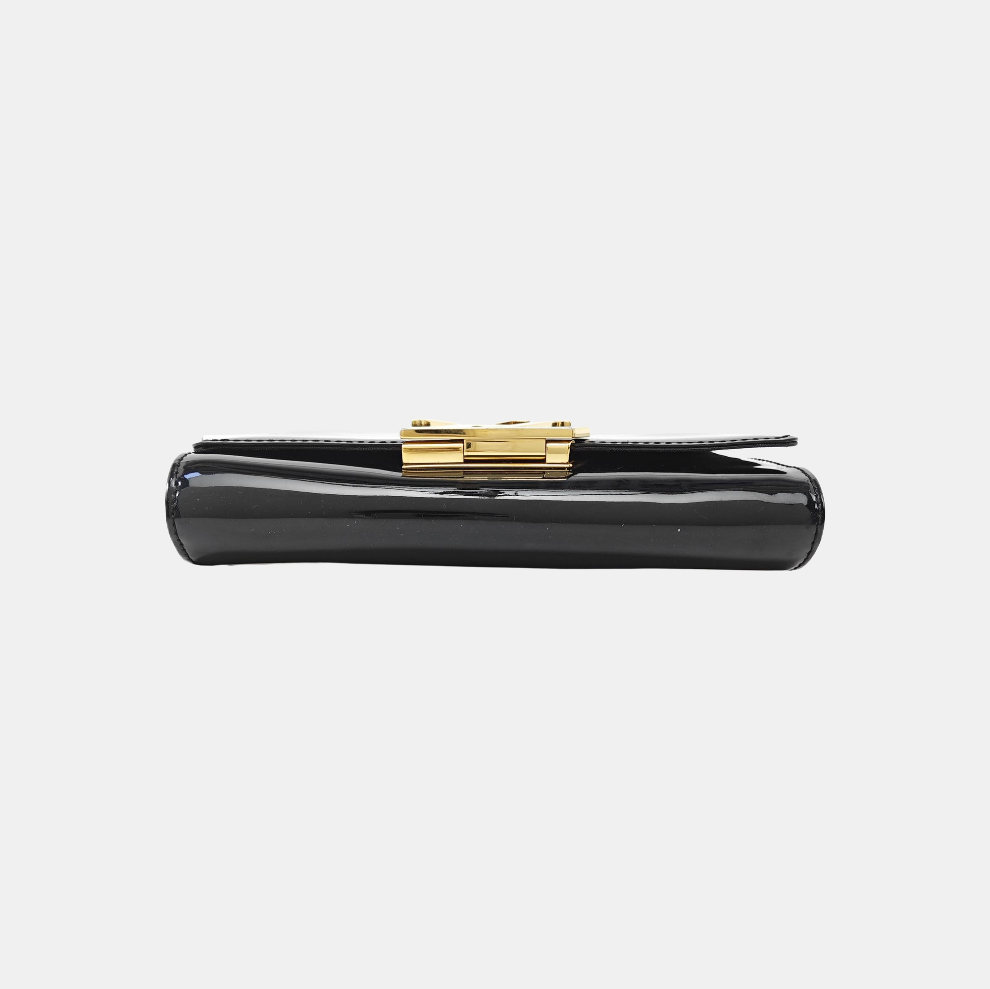 LOUISE PM Patent Leather Black