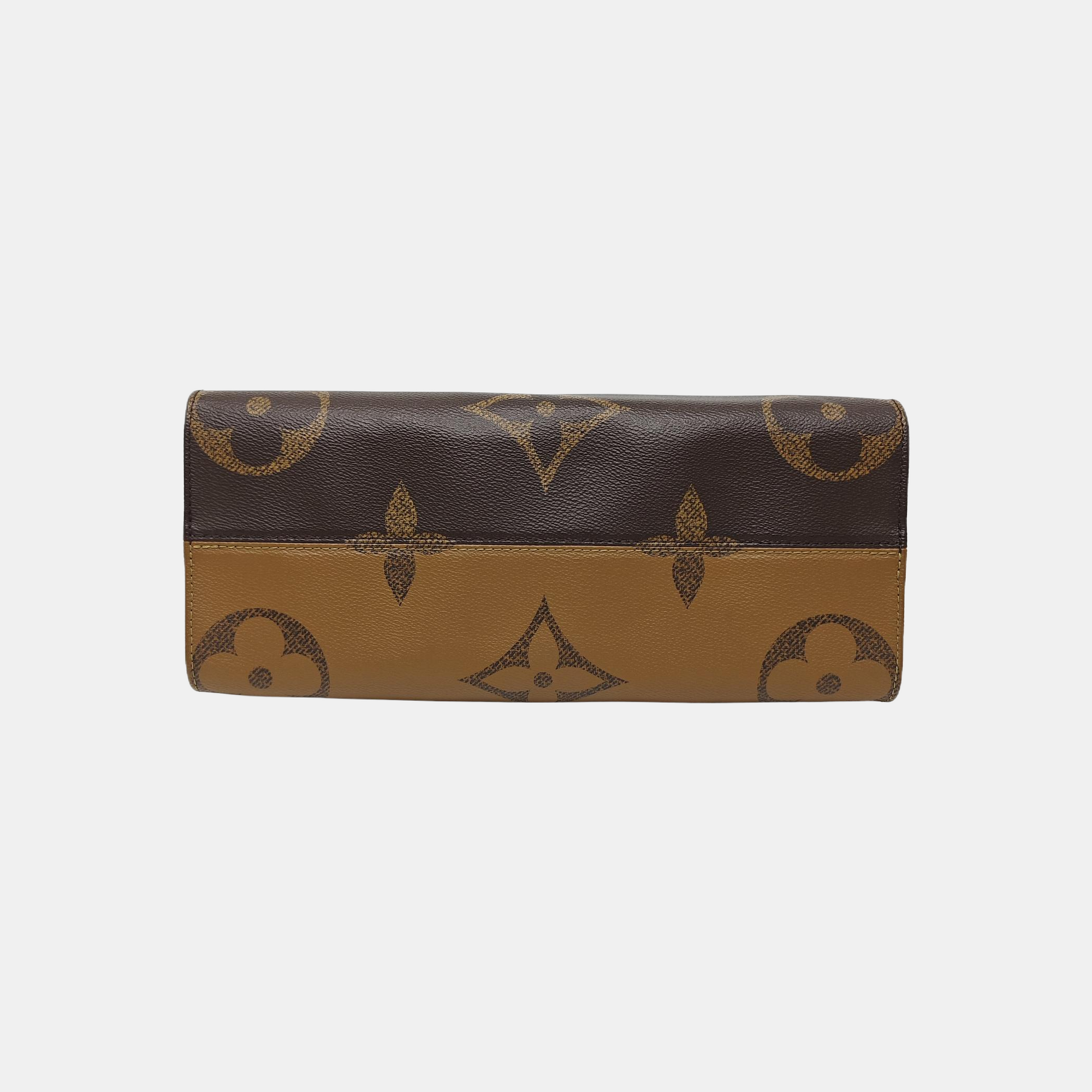 ONTHEGO MM Monogram Coated Canvas Brown