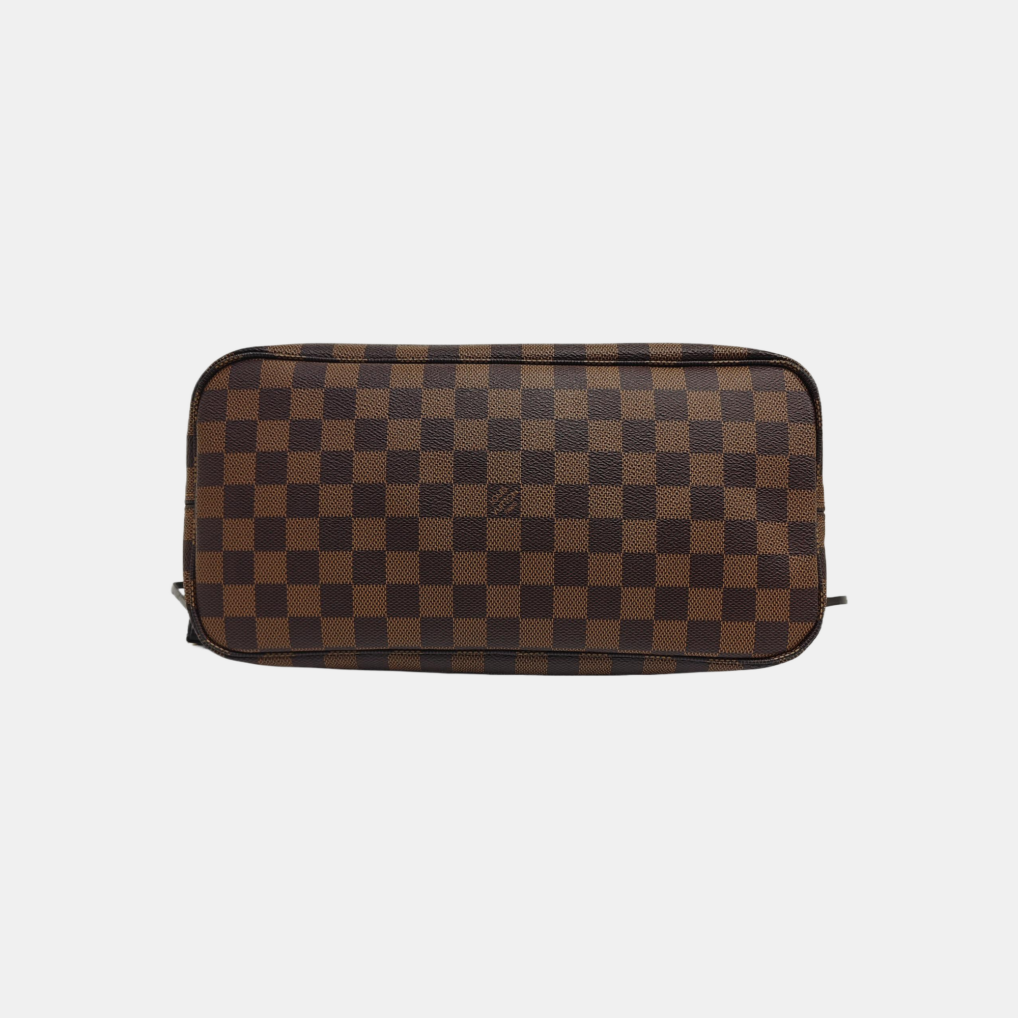 NEVERFULL MM Damier Ebene Coated Canvas Brown