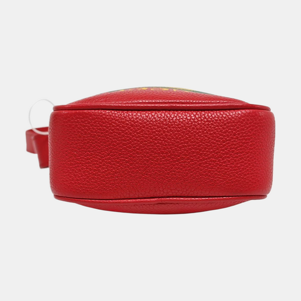 Print Calfskin Red