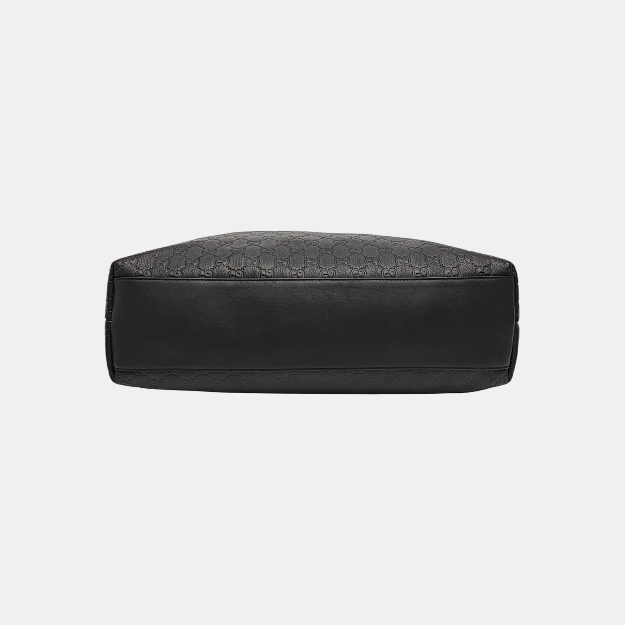 GG Imprime Monogram Calfskin Black