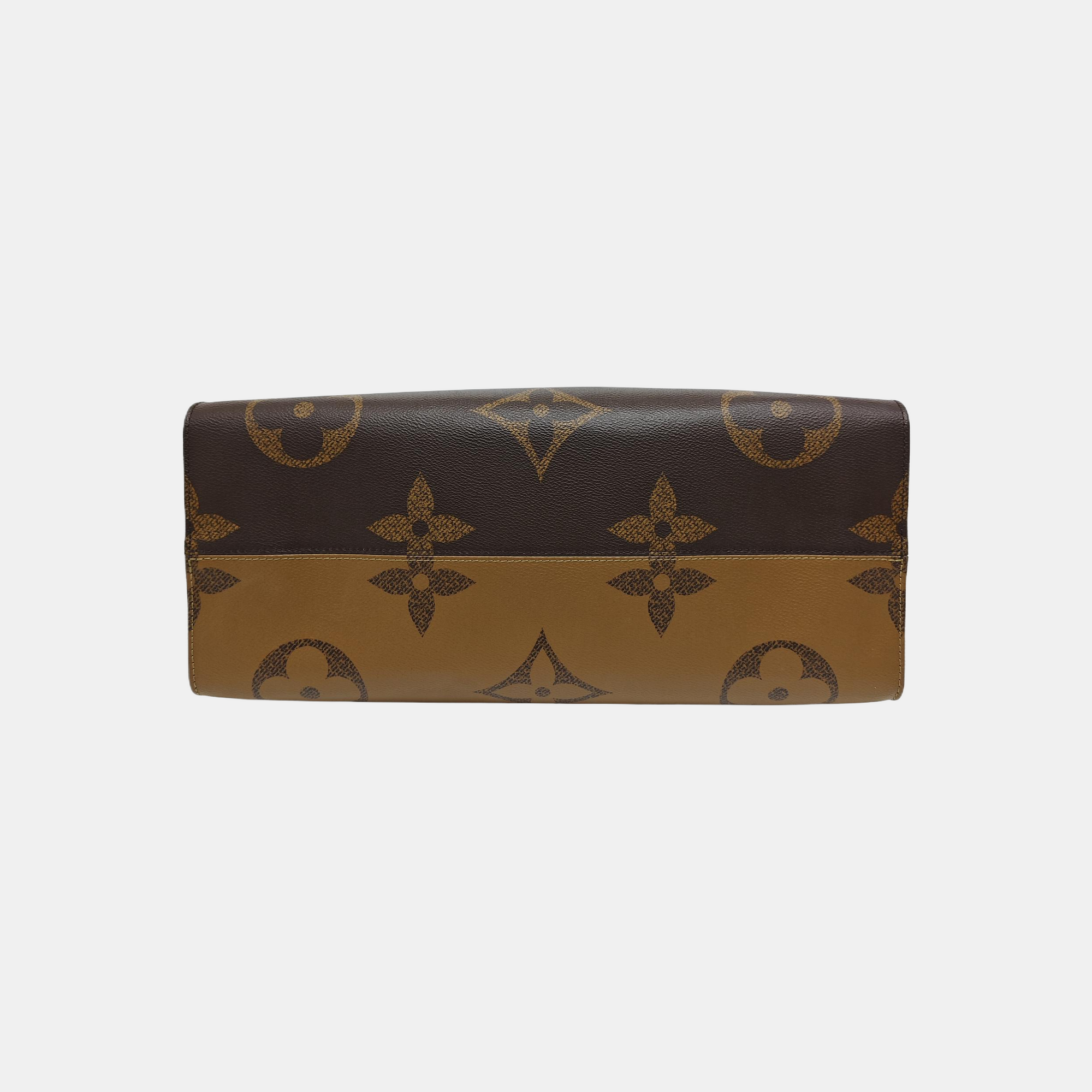 ONTHEGO GM Monogram Coated Canvas Brown
