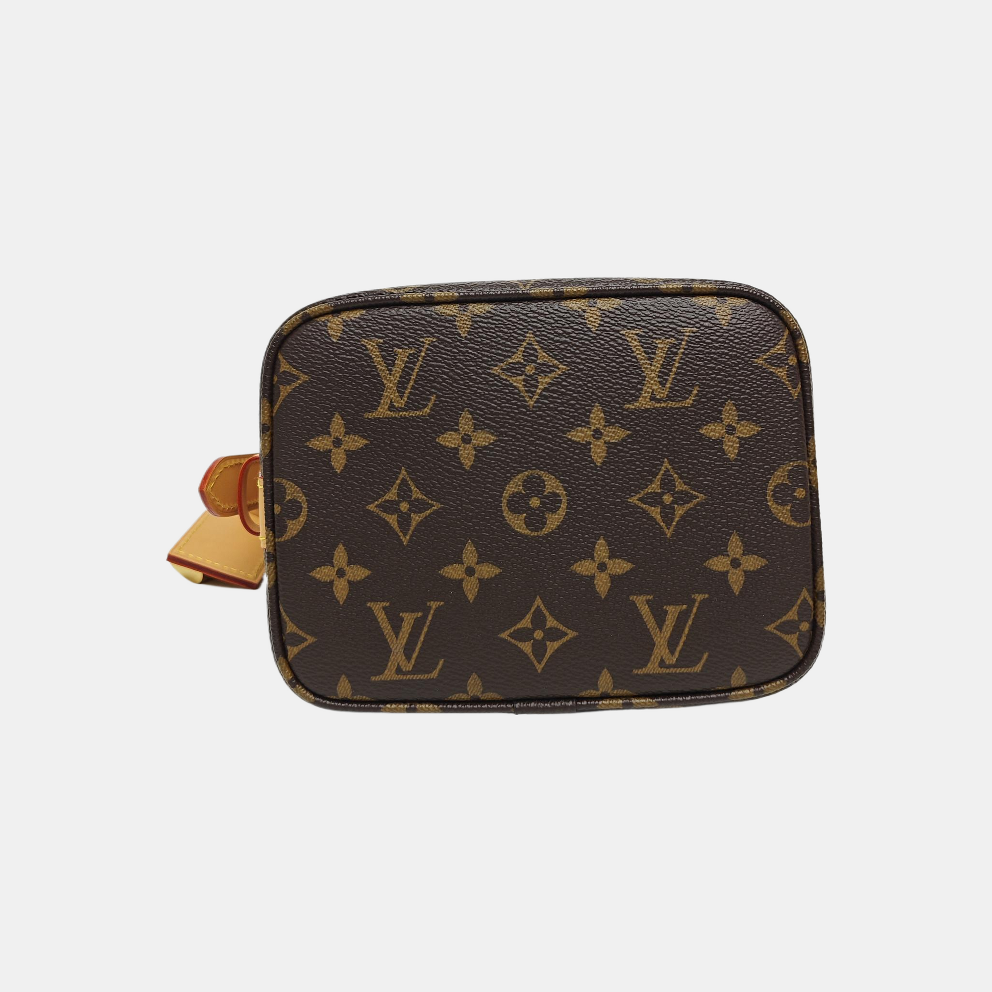 ALL IN BB Monogram Coated Canvas Brown