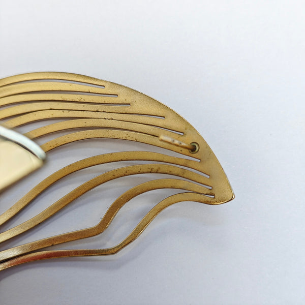 Metal Gold Stud Earrings