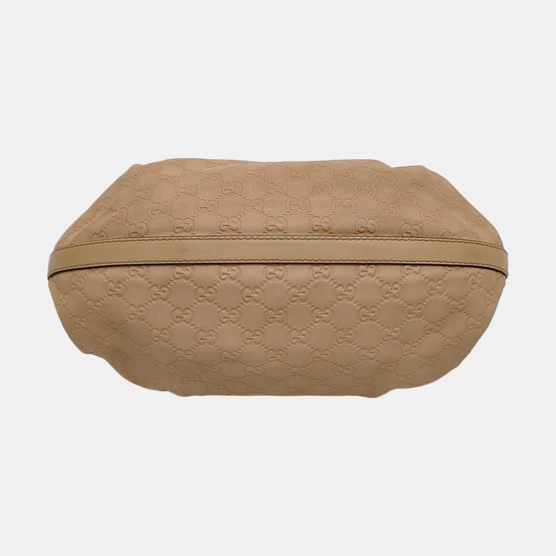 Sukey Monogram Calfskin Beige