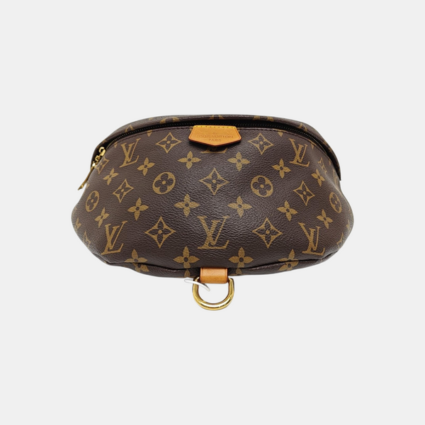 BUMBAG Monogram Coated Canvas Brown