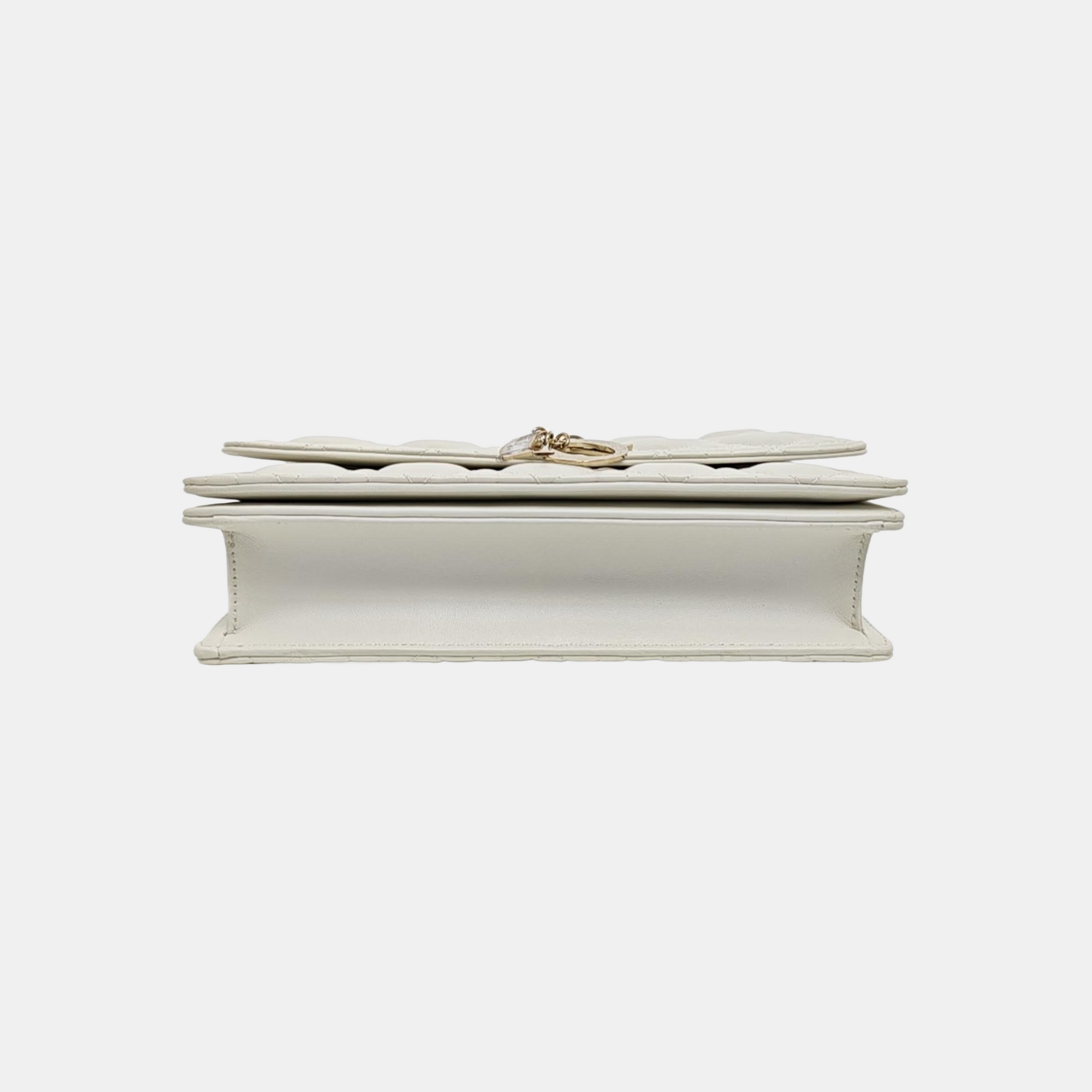 My Dior MISS DIOR Cannage Lambskin White