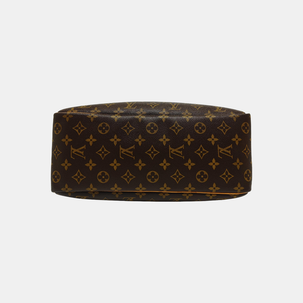 DEAUVILLE MM Monogram Coated Canvas Brown