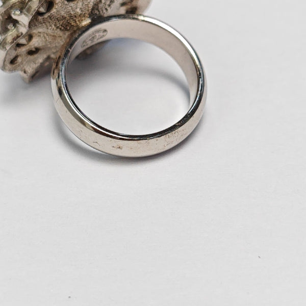 Metal Silver Ring EU 52