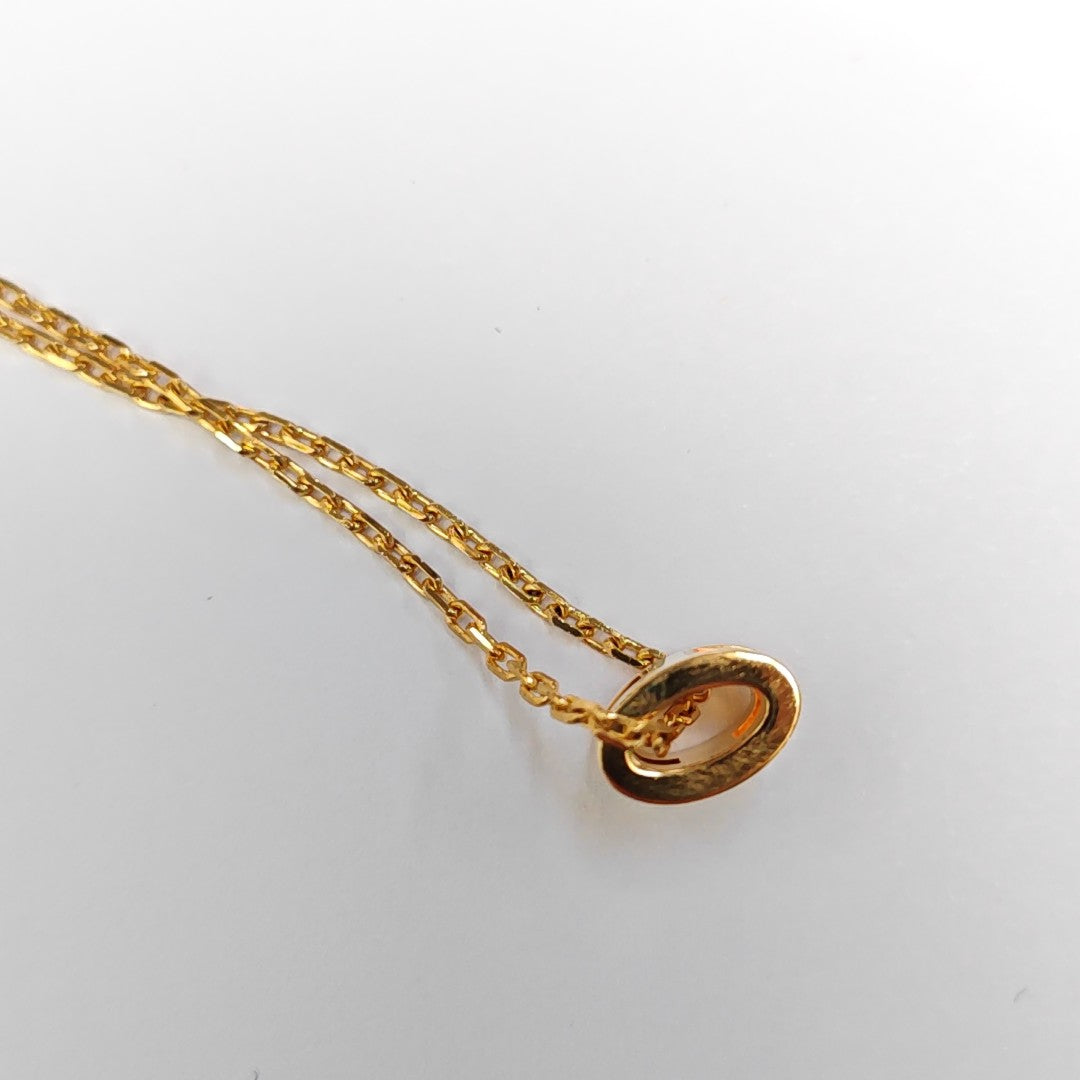 Pop H Metal Gold Necklace